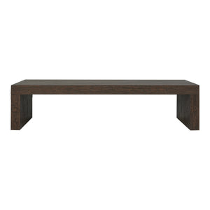 Evander Dining Bench Rustic Brown