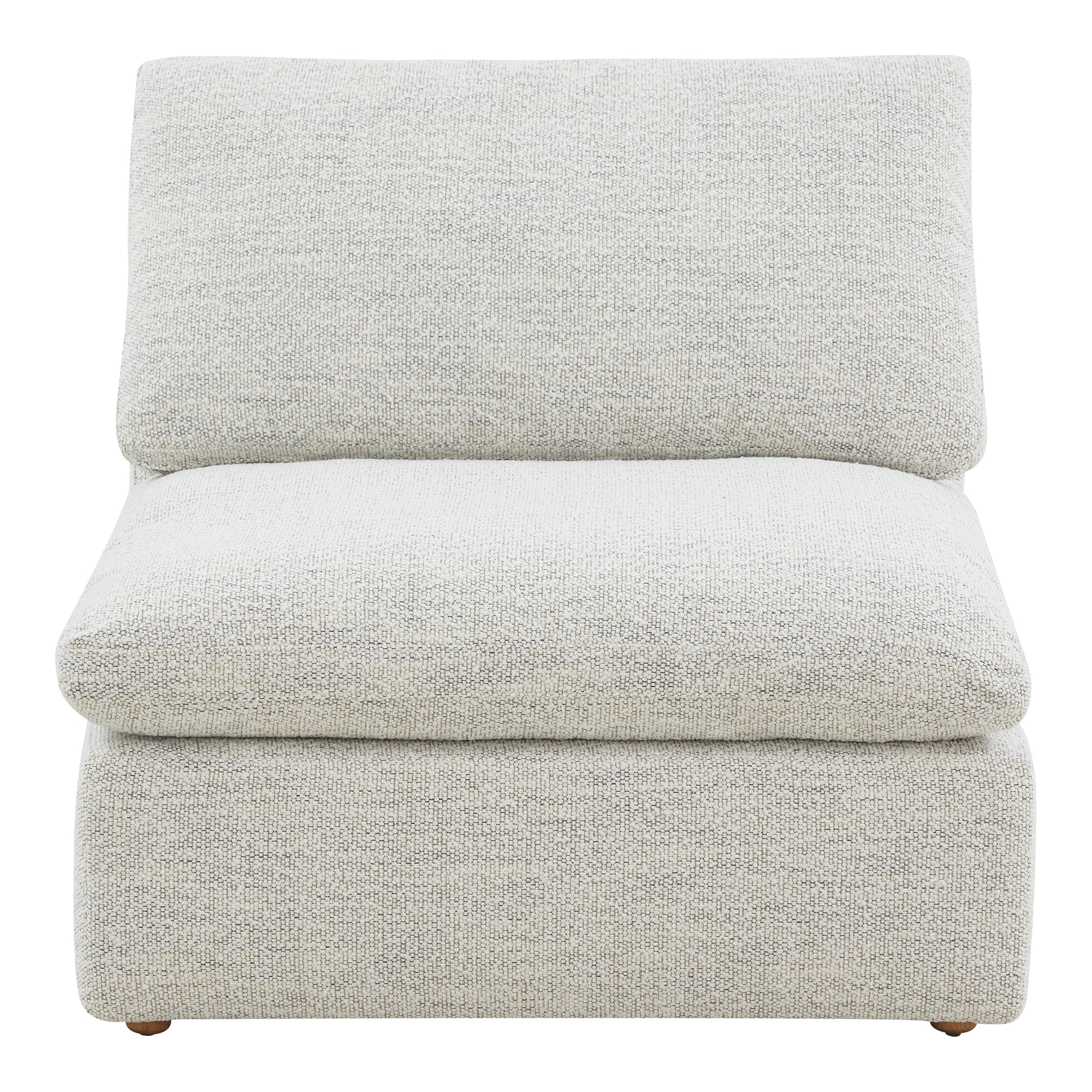 front view of Terra Condo Slipper Chair Coastside Sand luxury Chair