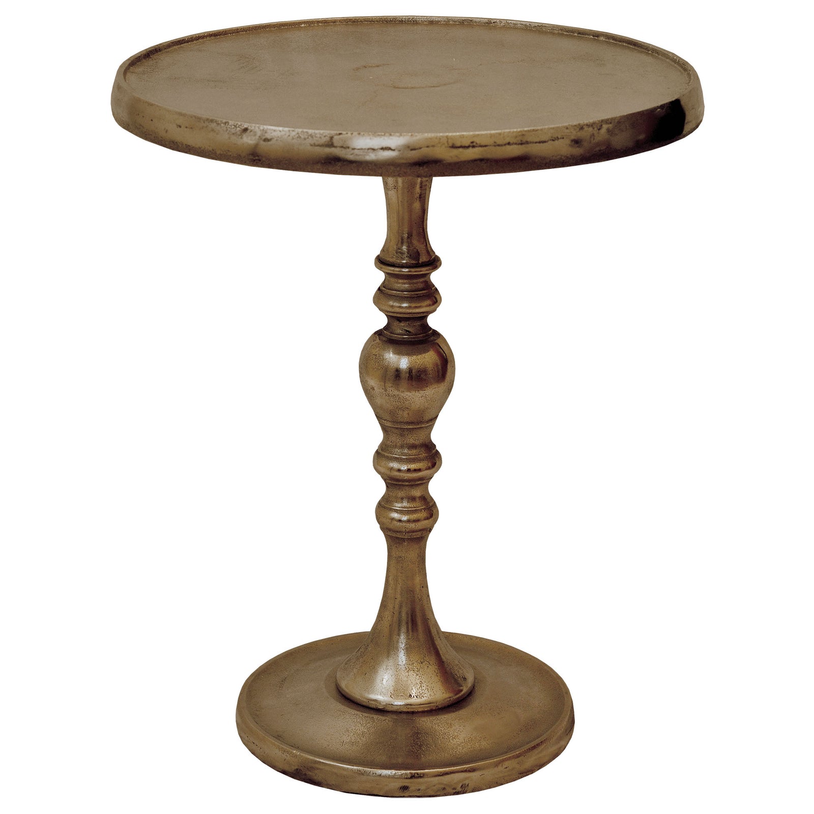front view of Romina Brass luxury Accent Table