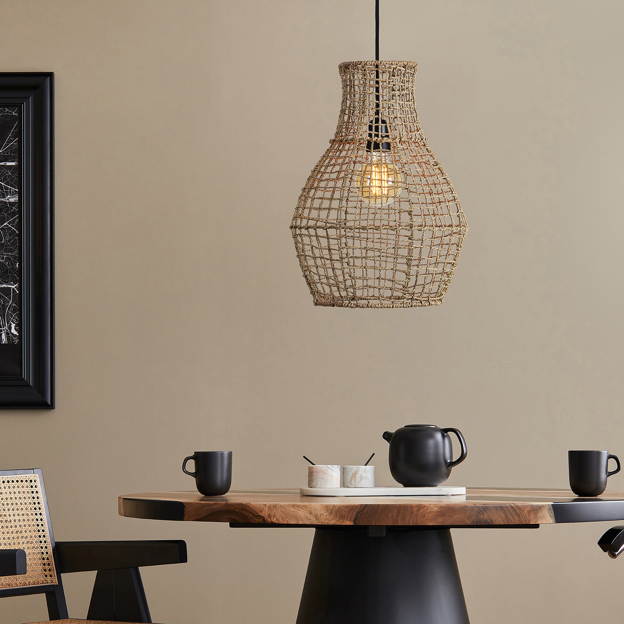 side view of Nahanni luxury Lighting
